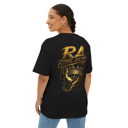 Motivational Crown Tee — "We Don't Follow the Path We Build Our Own" Oversized Shirt