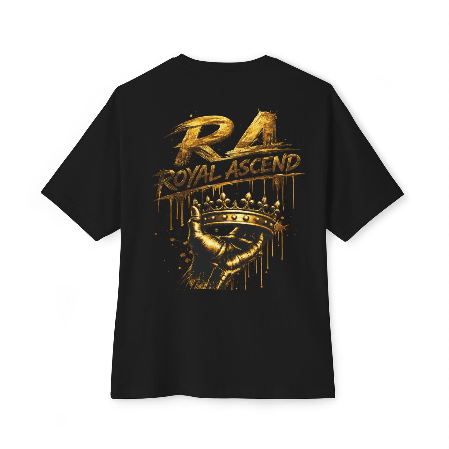 Motivational Crown Tee — "We Don't Follow the Path We Build Our Own" Oversized Shirt