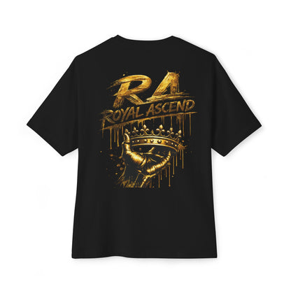 Motivational Crown Tee — "We Don't Follow the Path We Build Our Own" Oversized Shirt