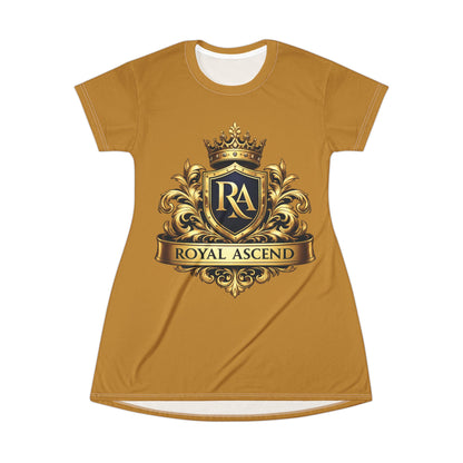 Royal Ascend Gold Crest T-Shirt Dress