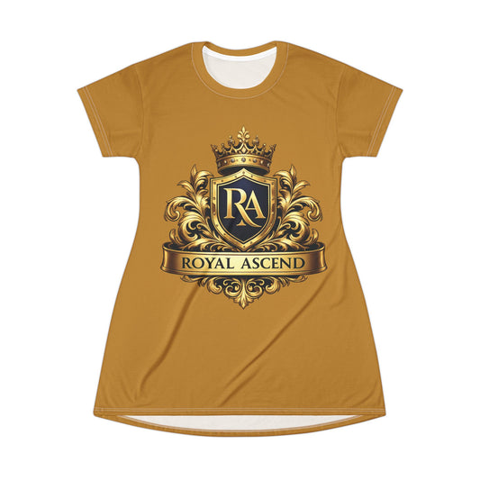 Royal Ascend Gold Crest T-Shirt Dress