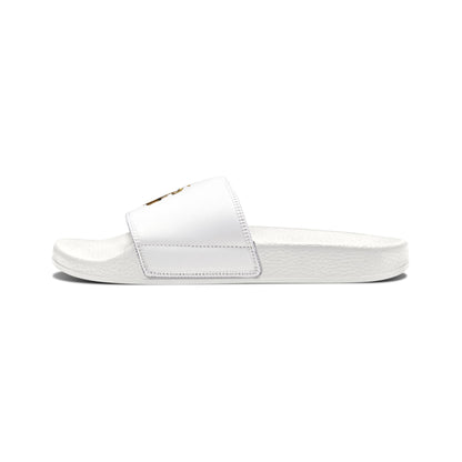 Slide Sandals — Classic Gold Crest Logo Removable-Strap Slides
