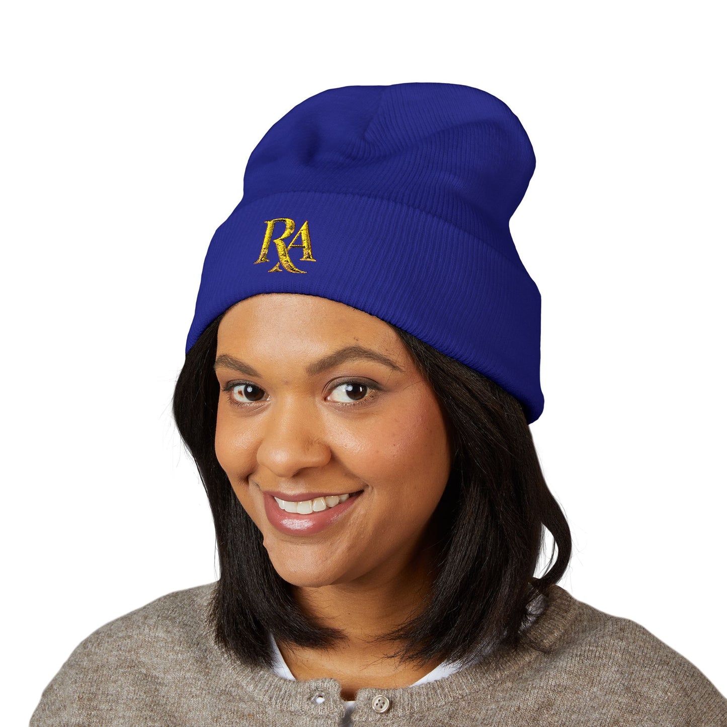 "RA" Cuffed Beanie