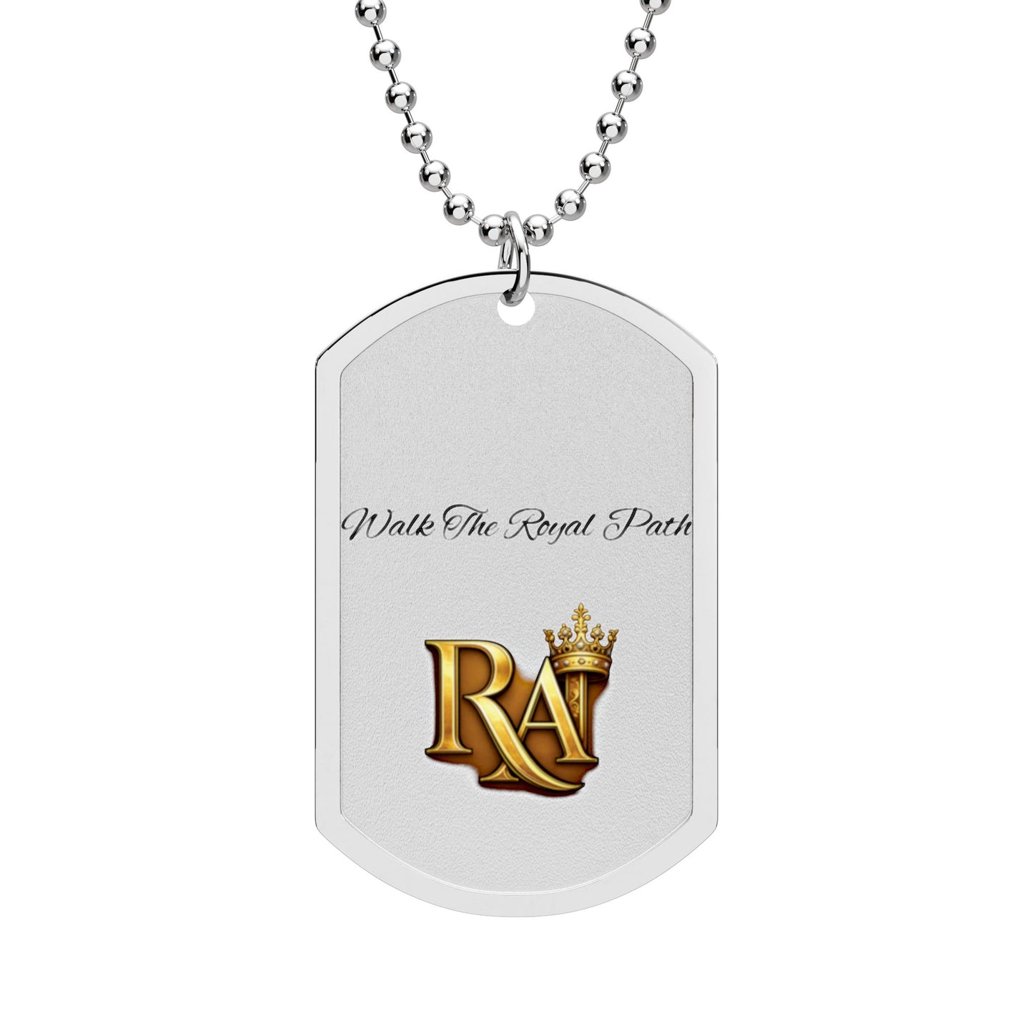 Gold Crown RA Necklace