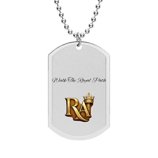 Gold Crown RA Necklace