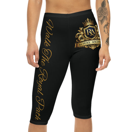 Royal Ascend "Walk The Royal Path"Capri Leggings