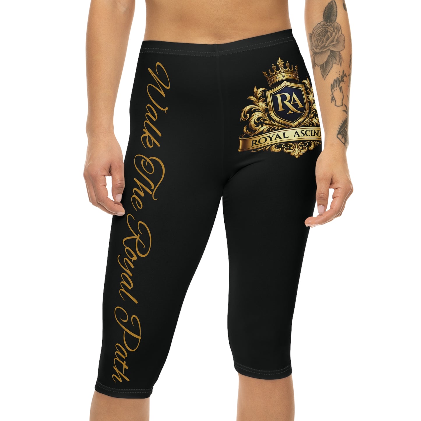 Royal Ascend "Walk The Royal Path"Capri Leggings