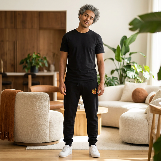 Embroidered Royal Ascend Sweatpants
