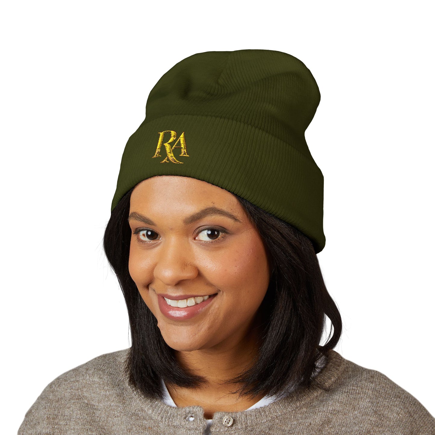 "RA" Cuffed Beanie