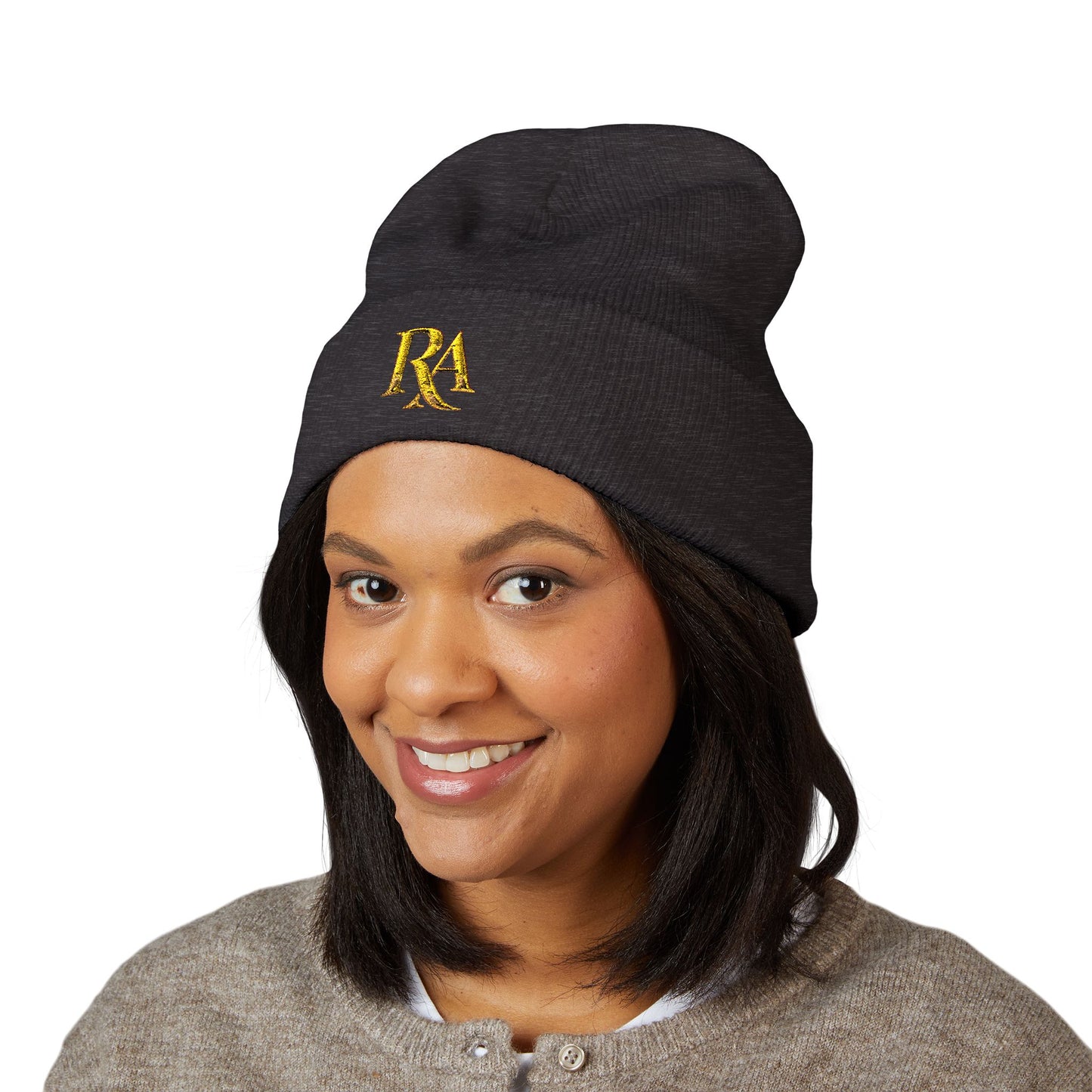 "RA" Cuffed Beanie