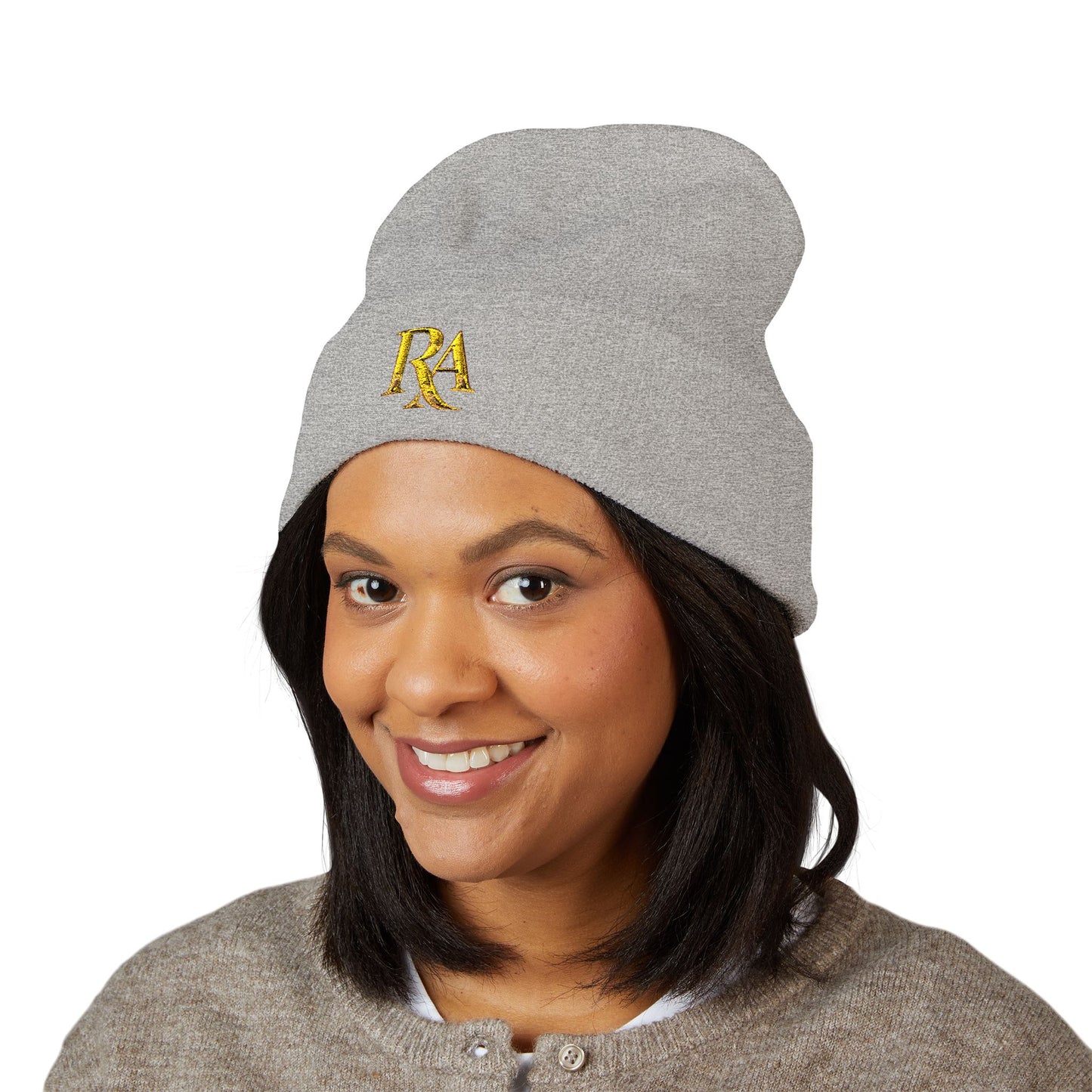 "RA" Cuffed Beanie