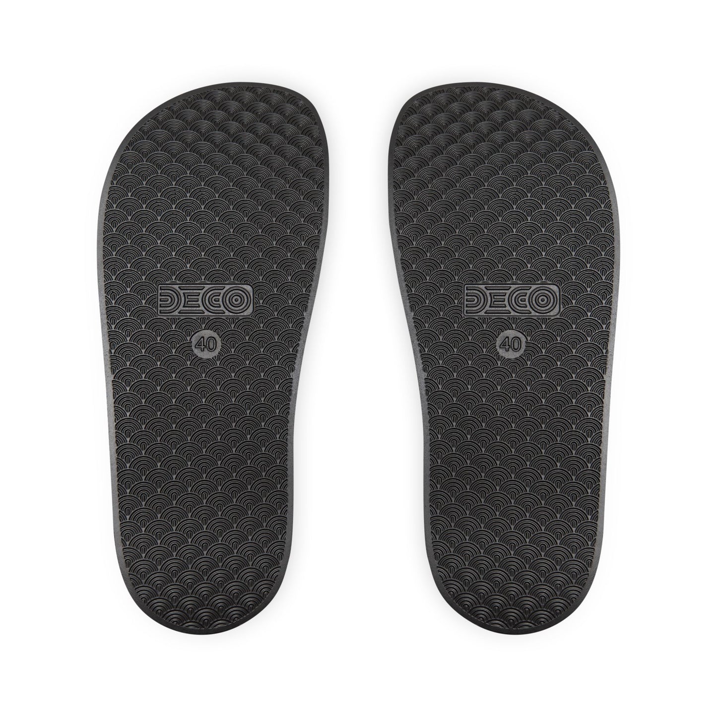 Slide Sandals — Classic Gold Crest Logo Removable-Strap Slides